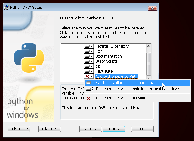 Python Wizard Installer